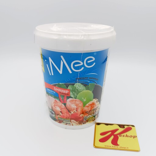 نودل تایلندی ایمی با طعم میگو مدل لیوانی (65 گرم) Imee

