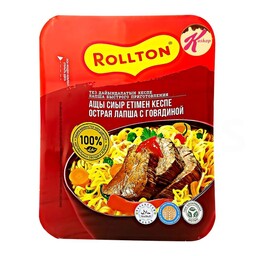 نودل کره ای رولتون با طعم گوشت گاو تند مدل بشقابی (90 گرم) Rollton

