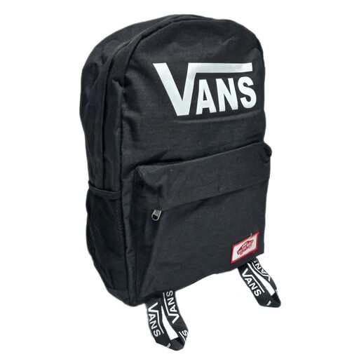 کوله پشتی برزنتی مشکی ونس vans