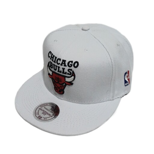 کلاه کپ سفید شیکاگو بولز chicago bulls