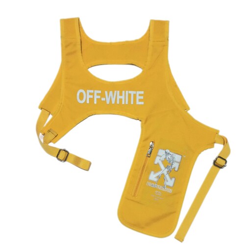 کیف جلیقه ای زرد برزنتی آف وایت OFF WHITE