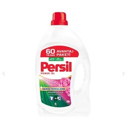 ژل و مایع لباسشویی پرسیل Persil ترکیه اصل 60بار مصرف با رایحه گل رز 3.900litr