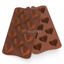 قالب سیلیکونی شکلات کد 24 قلب پروانه برند سورنا پارت 