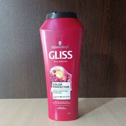 شامپو گلیس قرمز برای موهای رنگ شده 500 میل Gliss Color Protect Shampoo
