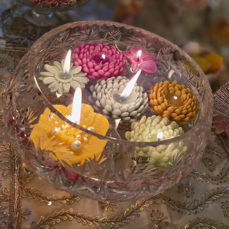 شمع روآبی، گل داوودی ،بابونه،ارکیده،شقایق (قابل سفارش در رنگهای مختلف)