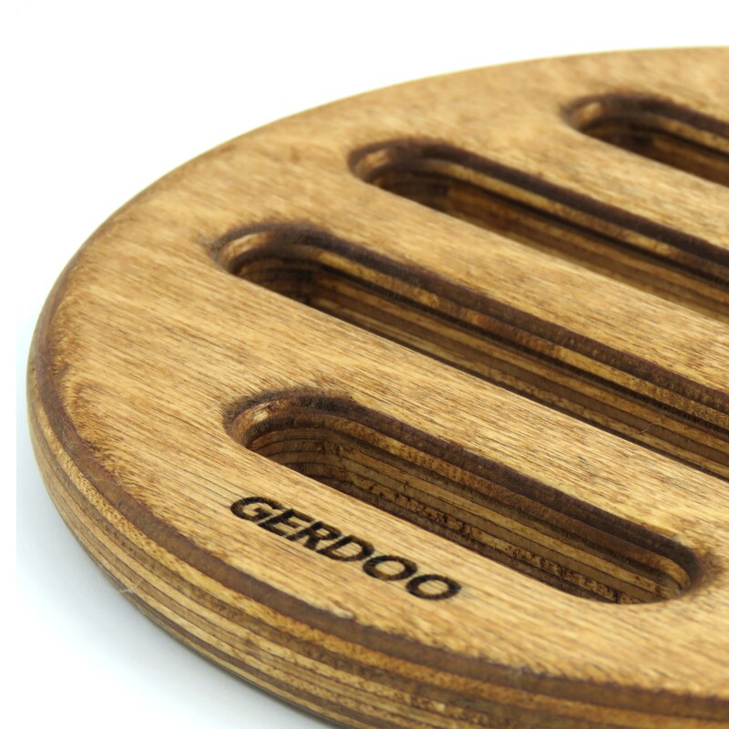 زیر قابلمه ای گرد چوبی مدل ZQ01 برند گردو