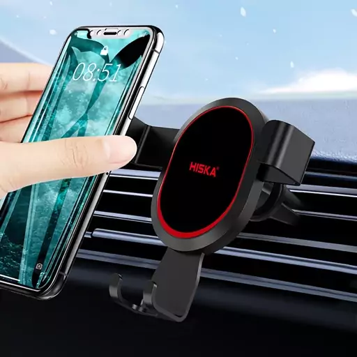 پایه نگهدارنده گوشی موبایل هیسکا مدل HK-2104 ا Hiska HK-2104 Car Phone Holder