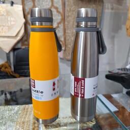 فلاسک و ترول ماگ استیل با گنجایش یک لیتر مدل vacuum bottle 