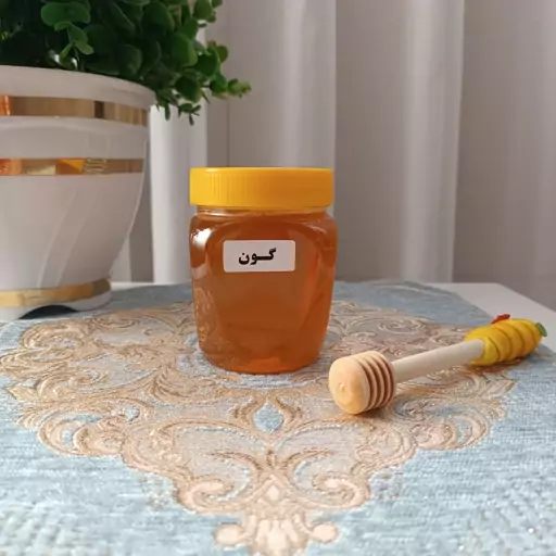 عسل گون طبیعی  نیم کیلویی محیصآ (نیمه تغذیه)