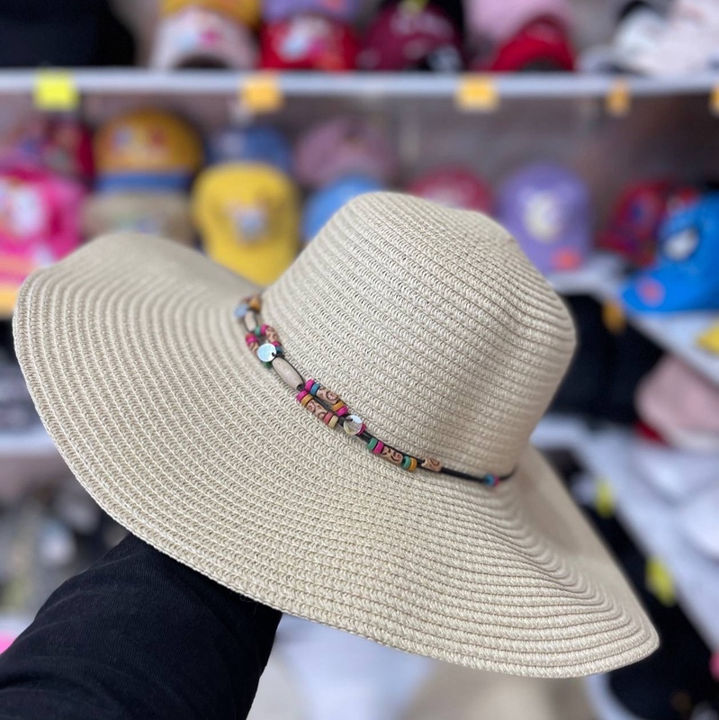 کلاه ساحلی حصیری سنتی زنانه