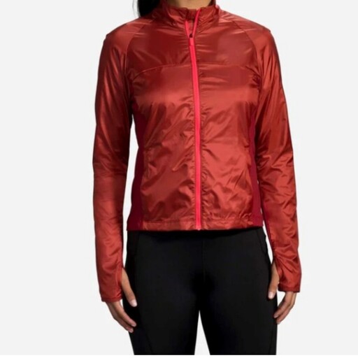 کاپشن ورزشی زنانه بروکس اورجینال برند آمریکایی مدلBrooks  Fusion Hybrid Jacket کد1