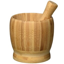 هاون چوبی بامبو کد Gw701008
