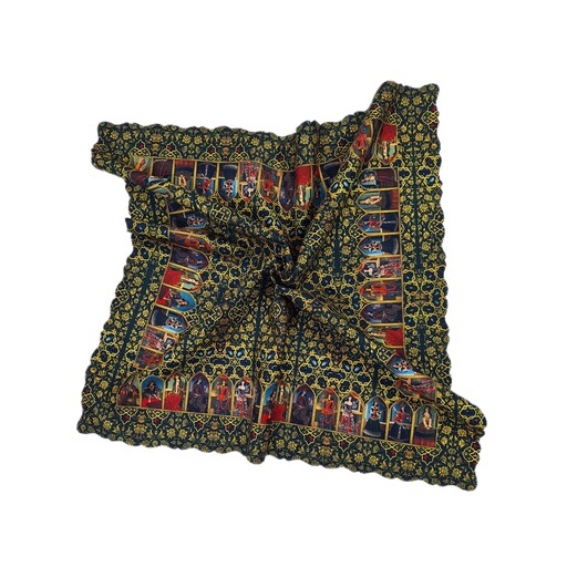 رومیزی مربعی سنتی طرح حرمسرا با کیفیت و جنس عالی