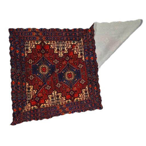 رومیزی سنتی مربعی طرح قالیچه با کیفیت و جنس عالی