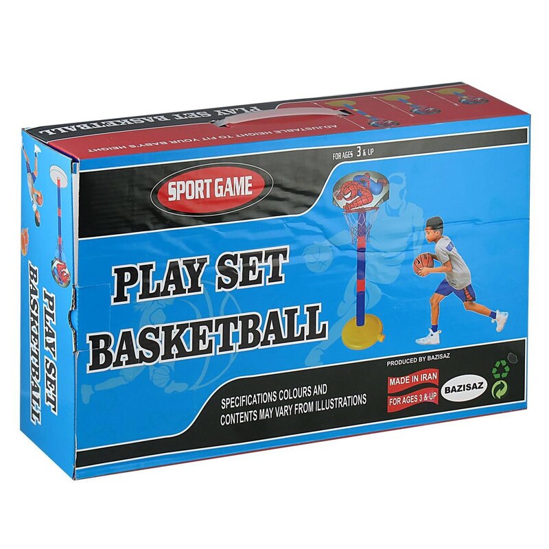اسباب بازی حلقه بسکتبال همراه با توپ