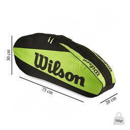 ساک ورزشی بدمینتون ویلسون ( Wilson ) دو قلو با قابلیت تبدیل به کوله پشتی ( فسفری )