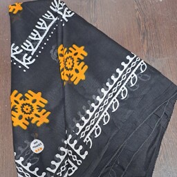 روسری زنانه سنتی (گلونی نارنجی اندازه کوچک و بزرگ)