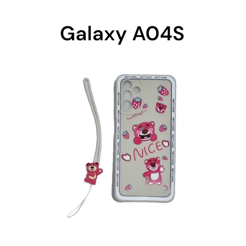 کاور کینگ پاور مدل Bear  مناسب برای گوشی موبایل سامسونگ Galaxy A04S به همراه بند آویز