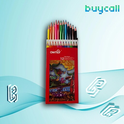 مداد رنگی 12 رنگ اونر