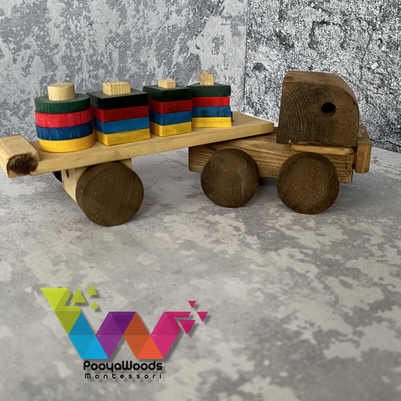 کامیون چوبی مونته سوری 27 قطعه جداشونده - چوب روس