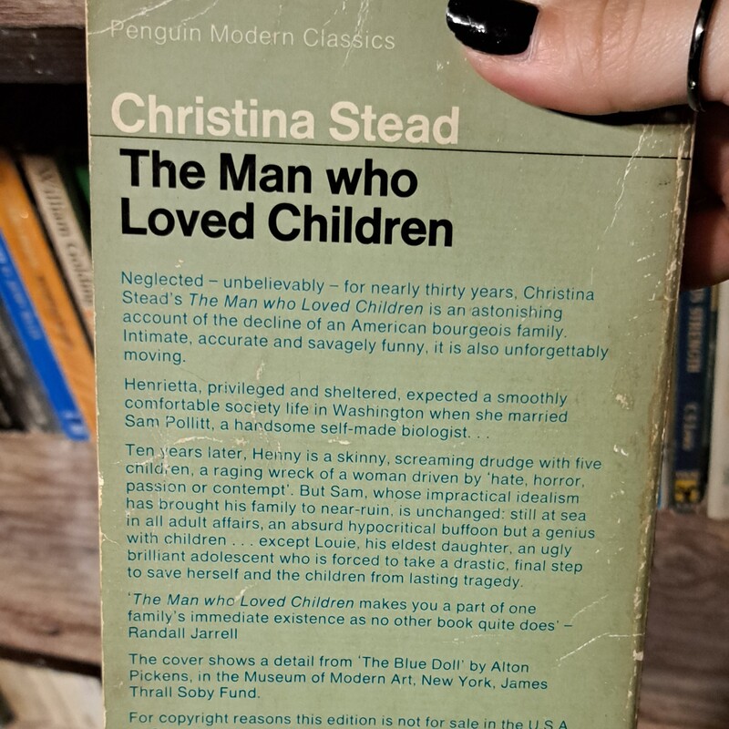 کتاب زبان اصلی The Man Who Loved Children  By Christina Stead اورجینال زبان انگلیسی 