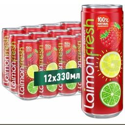نوشیدنی گازدار لایمون فرش بسته 12 عدی با طعم انواع توت و لیمو  محصول روسیه