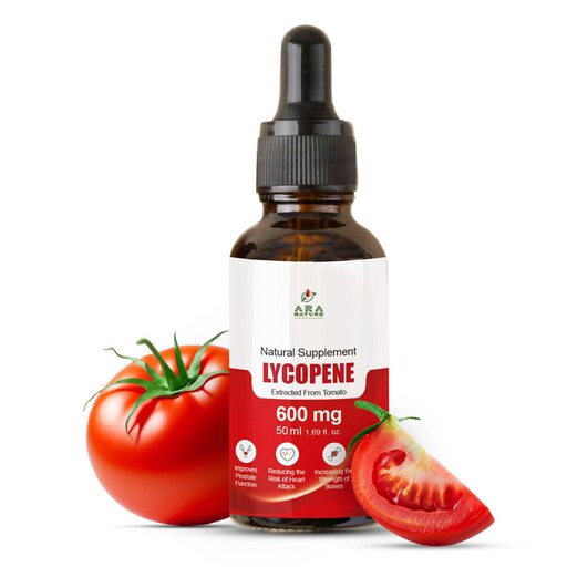 قطره خوراکی لیکوپن 600mg- آنتی اکسیدان طبیعی  اصل 50mL -عصاره گیاهی استخراجی از گوجه فرنگی- کمک به حفظ سلامت بدن و عروق