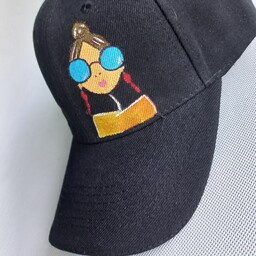 کلاه  نقاب دار کتان طراحی هنر دست از هر طرح فقط یک عدد 