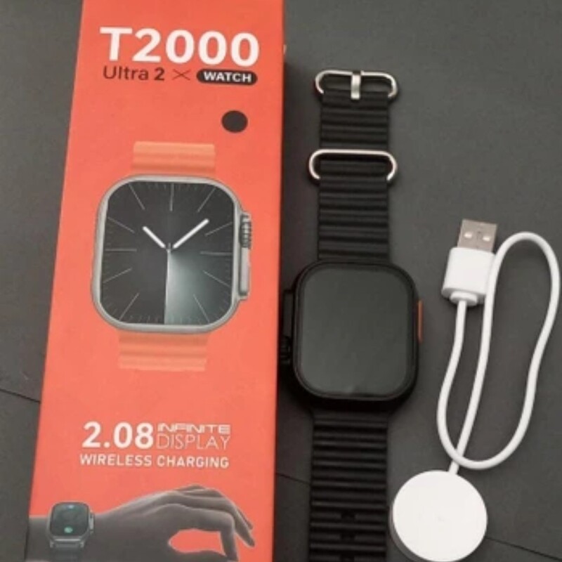 ساعت هوشمند سری مدل T2000 رنگ نارنجی 