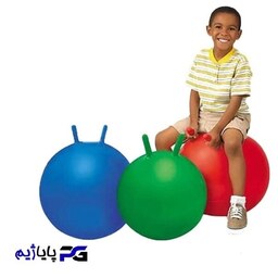 توپ پرشی شاخدار  ( توپ دسته دار ) بازی کودک 