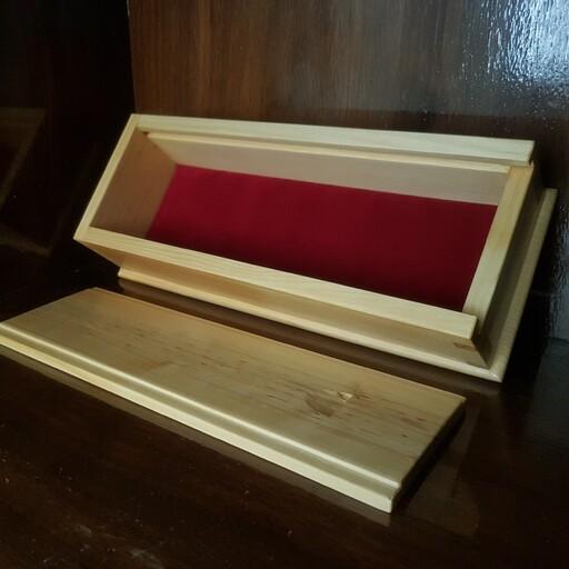 جعبه کوچک چوبی مدل کشویی طرح 2