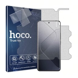 گلس تمام صفحه و فول چسب شفاف برند هوکو مخصوص موبایل شیائومی 14 Pro       
