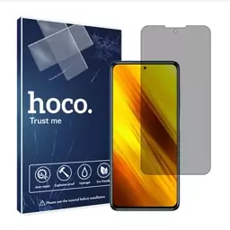 گلس anti shock حریم شخصی برند هوکو برای گوشی شیائومی Poco X3 NFC    