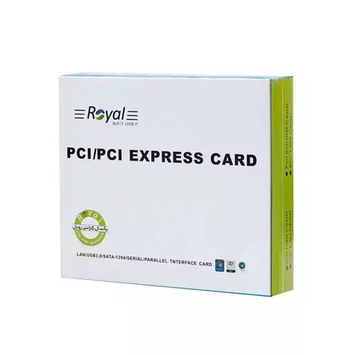 کارت PCI اینترنال دو پورت رویال مدل RP-302