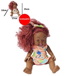 857- عروسک دختر سیاه پوست موزیکال