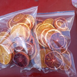 میوه خشک پرتقال خشک با دستگاه اتوماتیک در بسته بندی شیک 