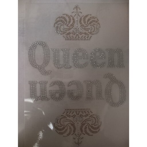 نگین اکسسوری حرارتی اسپرت  طرح QUEEN . چادر . نگین چادر . مانتو . نگین چسبی . جوراب 