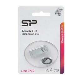فلش مموری سیلیکون پاور مدل Touch T03 ظرفیت 64 گیگابایت