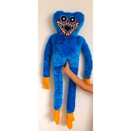 عروسک هاگی واگی 1 متری پولیشی مناسب بازی کودکان وهدیه دادن بازی پاپی پلی تایم