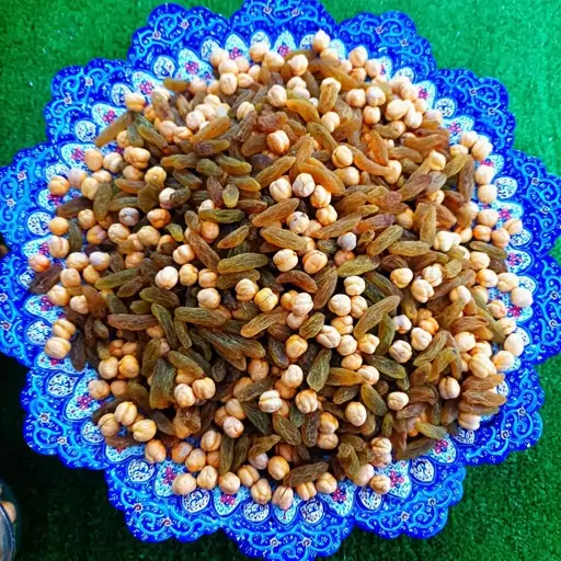 مخلوط نخودچی کشمش اعلا فله ای(1000 گرمی) در پاکت زیپدار