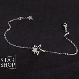دستبند زنانه طرح ستاره تو در تو (ارسال رایگان)