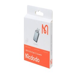 تبدیل  Mcdodo OTG USB3.0 TO Type-C مدل OT-8730  خاکستری رنگ با گارانتی یکساله معتبر شرکتی
