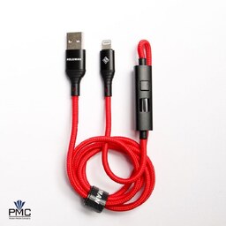 کابل تبدیل USB به microUSB کلومن مدل KD-L66 طول 1 متر قرمز