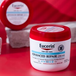 کرم ترمیم کننده پیشرفته eucerin مخصوص پوست های خیلی خشک مرطوب کننده صورت بدن