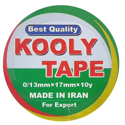 بسته 10عددی چسب برق نسوز cooly tape 