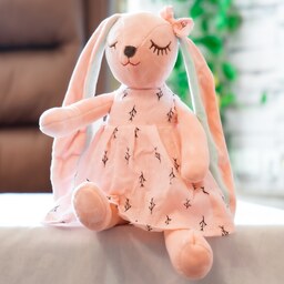 عروسک خرگوش گوش دراز آنجل وارداتی ساخت چین سایز کوچک