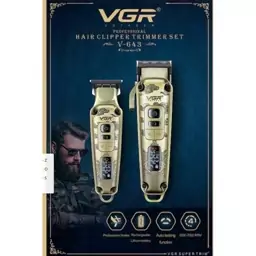 ست ماشین اصلاح حجم زن و خط زن وی جی آر VGR V-643

PROFESSIONAL HAIR CLIPPER TRIMMER SET

