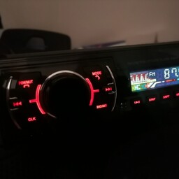 ضبط ماشین بلوتوثی 4 خروجی پخش  ماشین رادیو فلاش خودرو پخش پنل ثابت با آیسی بزرگ پنل رنگی 
