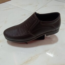 کفش مردانه مجلسی جدید (زنجیری)،رنگ قهوه ای.سایز 42،43،44