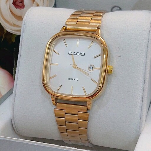 ساعت مچی مردانه کاسیو Casio طلایی ژاپن